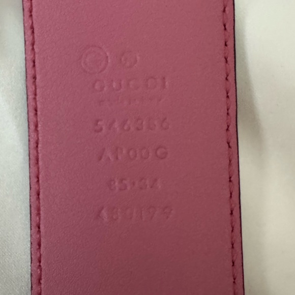 Authentic Pink Gucci Belt - Picture 3 of 10
